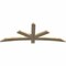 Ekena Millwork Alberta Rough Sawn Timber Gable Bracket, Douglas Fir, 72"W x 27"H x 2"D x 4"F, 9/12 Pitch GBW072X27X0204ALB00RDF - alternate 4